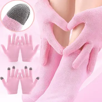 для ремонта треснувших перчаток по уходу за руками Мягкие силиконовые хлопковые перчатки против растрескивания Spa Home Hand Care Socks