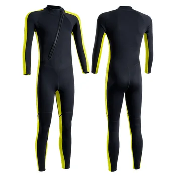  2 мм неопреновый костюм для фридайвинга спереди на молнии с длинным рукавом для дайвинга купальники сохраняют тепло серфинг плавание снорклинг костюм подводная деятельность