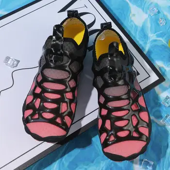 Легкая водная обувь Мужчины Женщины Вода Пляж Плавательные Туфли С Вентиляционными Отверстиями Для Речного Катания На Лодках Рыбалка Каякинг