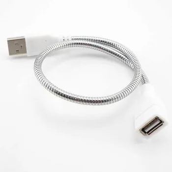 USB Удлинитель Светодиодный вентилятор Адаптер питания Кабель «папа-мама» Гибкий металлический шланг