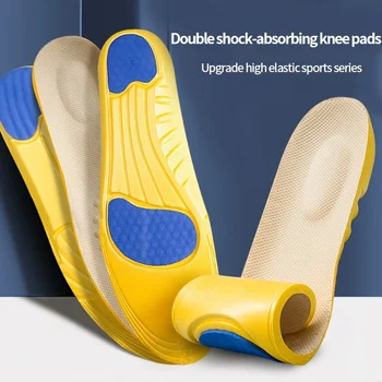 Ортопедическая пена с эффектом памяти Спортивная поддержка Вставка для ухода за ногами Стельки для обуви Мужчины Женщины Ортопедические дышащие подушки для бега Мужчины Женщины