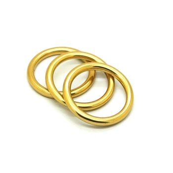 латунь бесшовные золотые кольца кожаная ручка сумки уплотнительное кольцо 32 мм Высший класс