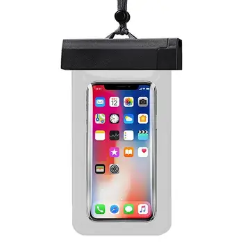 Водонепроницаемый чехол для телефона Плавающий водонепроницаемый чехол для пляжной сумки для смартфона Защитите свое устройство с помощью регулируемого ремешка -