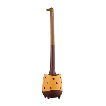 Щетка для чистки унитаза в форме жирафа Ершик для унитаза с длинной ручкой и герметичным основанием