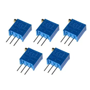 5PCS 3296X Подстроечный потенциометр Переменный резистор 100R 200R 500R 1K 2K 2K 5K 10K 20K 50K 100K