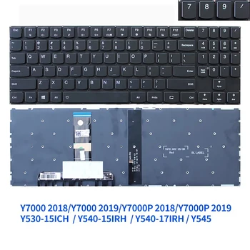 Новая клавиатура с подсветкой для LENOVO Y7000 2018 2019 Y7000P 2018 2019 Y530-15ICH Y540-15ICH Y540-17IRH Y545
