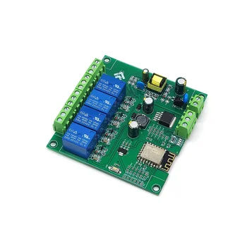 4-канальный ESP8266 беспроводной релейный модуль WIFI Плата разработки ESP-12F Пульт дистанционного управления AC90-250V / DC7-30V/5V E-WeLink APP