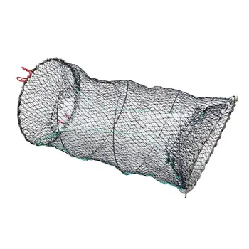  Многоразовая ловушка для крабов Портативная легкая ловушка для рыбалки с приманкой Быстрая установка Многоразовая складная сеть для рыбы, краба, креветки, кастинг