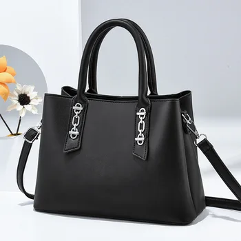 2023 Новая женская сумка контрастного цвета Уличный тренд Мода Простая женская ручная сумка через плечо