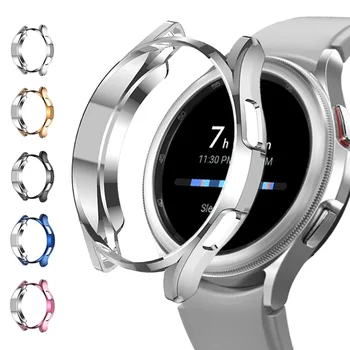 Чехол для часов Samsung Galaxy 4/5 44 мм 40 мм 46 мм 42 мм Аксессуары из ТПУ Крышка бампера Защитная пленка для экрана Galaxy watch4 classic