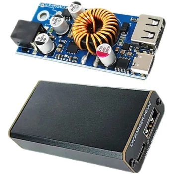 PD / QC2.0 3.0 Двойной USB Type-C Мобильный телефон Адаптер быстрой зарядки DC12-96V на 5V 3,5 A 65 Вт Понижающий модуль для Huawei SCP / FCP