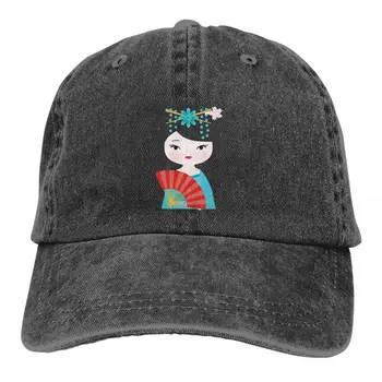 Летняя кепка Солнцезащитный козырек Японский кокэси Хип-хоп кепки Кукла Ковбойская шляпа Остроконечные шляпы