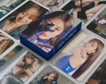 55Pcs/Set Kpop Idol Twice Фотооткрытки Новый альбом Killin' Me Good Lomo Cards HD Печатные Открытки Открытки JIHYO MOMO SANA Подарок для поклонников