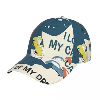 Baby Dinosaur Бейсболка Fit Cap Snapback Hats для мужчин Женщины Повседневная шляпа от солнца на открытом воздухе