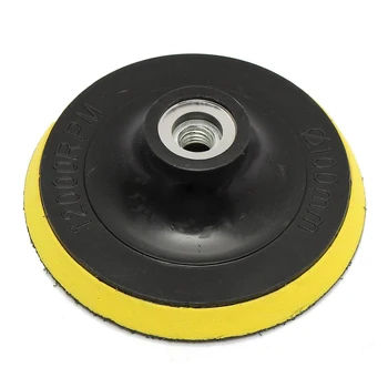 2 шт. 100 мм полировальная подушка угловая шлифовальная машина круг полировальный диск для наждачной бумаги