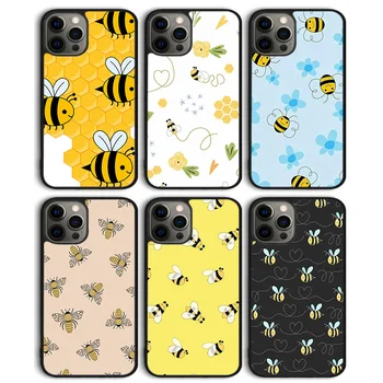 Задняя крышка чехла для телефона Bumble Bee Honeycomb Honey для iPhone 15 SE2020 14 13 11 12 Pro Max mini XS XR X 8 Plus 7 6S Shell Coque