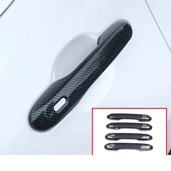Накладка крышки автомобильной дверной ручки из углеродного волокна для Lexus NX NX260 RX 2022 2023 2024 NX300H RX450 NX400H RX350 RX500H 350 260 500H