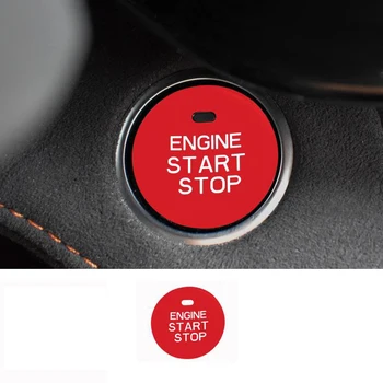 Наклейка на кнопку запуска двигателя автомобиля из алюминиевого сплава для Changan Uni-V 2022 2023 Аксессуары для интерьера Комплект автостиля