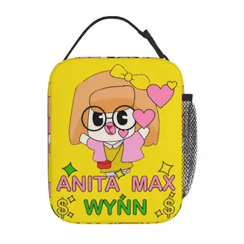 Anita Max Wynn Funny Meme Изолированная сумка для обеда для школы Офис Хип-хоп Сумка для хранения продуктов Портативный термокулер Ланч-бокс