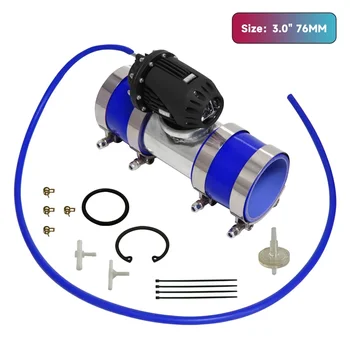 Универсальный комплект клапанов турбонаддува SSQV SQV с регулируемым давлением 25 фунтов на квадратный дюйм и фланцевой трубой 3,0 дюйма