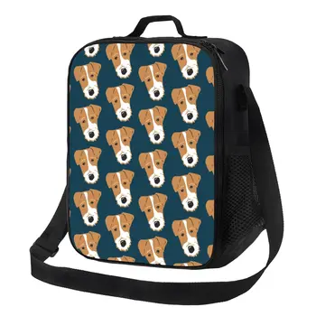 Джек Рассел Фокстерьер Термоизолированная сумка для ланча Женщины Любитель собак Портативный контейнер для обеда для школьного хранения Коробка для еды Bento