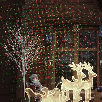 Рождественский Проектор Лазерный Свет На Открытом Воздухе Красный Зеленый Звезда Проекционный Свет Водонепроницаемый Ландшафт Лазерный Прожектор для Праздничного Декора