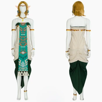 2023 Новый стиль Женское платье Принцесса Легенды Косплей Костюм Слезы Королевства Ролевая игра с аксессуарами