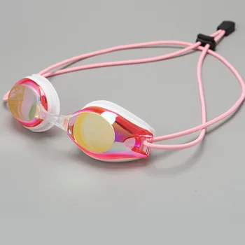 Детские очки для плавания Веревочная головка с ярким цветом Гальванические HD Водонепроницаемые очки для плавания на открытом воздухе