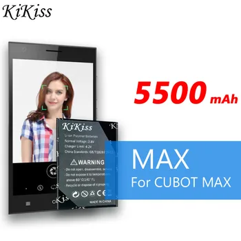 5500 мАч для батареи CUBOT MAX Сменная резервная батарея для сотового телефона CUBOT MAX