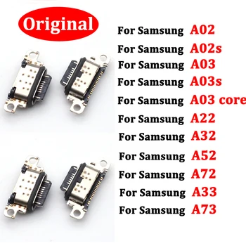 10 шт. Оригинальный разъем USB разъем разъем зарядное устройство Зарядный порт для Samsung A02s A22 A32 A52 A72 A03 Core A03s A33 A73 A53 4G 5G