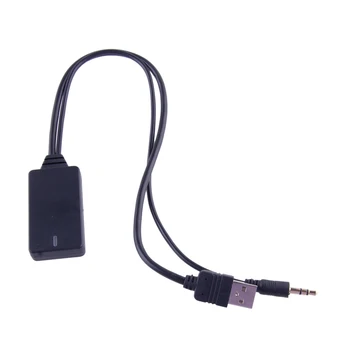  черный автомобильный передний беспроводной Bluetooth радио AUX кабельный адаптер 12 В подходит для BMW E90 E91 E92 E93