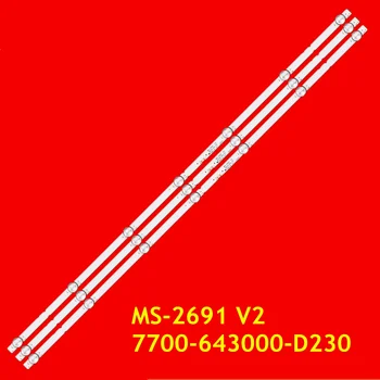 Светодиодная лента подсветки для PPTV A43 43X6 43S750U 7700-643000-D230 MS-2691 V2