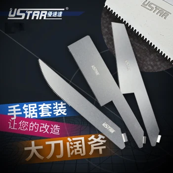 UA92601 Ультратонкие 3 типа пильных полотен, инструмент для создания моделей, подходит для сборки ручки пилы U-Star / Tamiya / Olfa