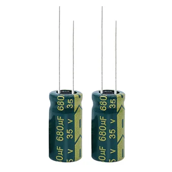 20 шт. Электролитический конденсатор Высокочастотный низкое сопротивление 35 В 680 мкФ 10 * 17 мм Адаптер питания 680 мкФ / 3 5 В