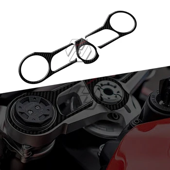 3D Карбон Верхний чехол с тройной коромыслом для Ducati 1199/1299 Panigale 2012-2017