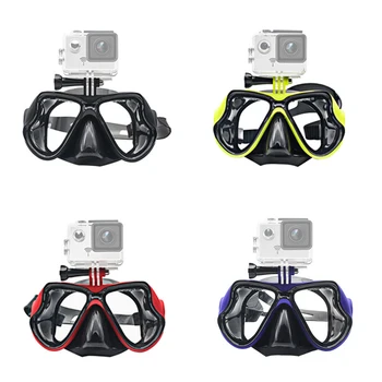 Маска для плавания Маска для дайвинга Закаленные очки Серфинг Акваланг для GoPro Hero 11 10 9 8 7 6 5 4 Аксессуар для экшн-камеры Xiaomi